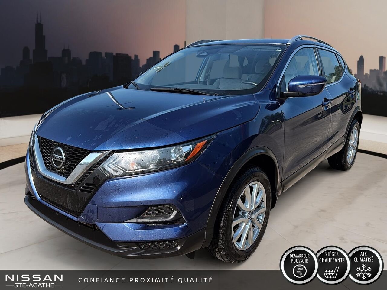 Nissan Qashqai 2021 Bleu Saint-Jérôme - photo #0