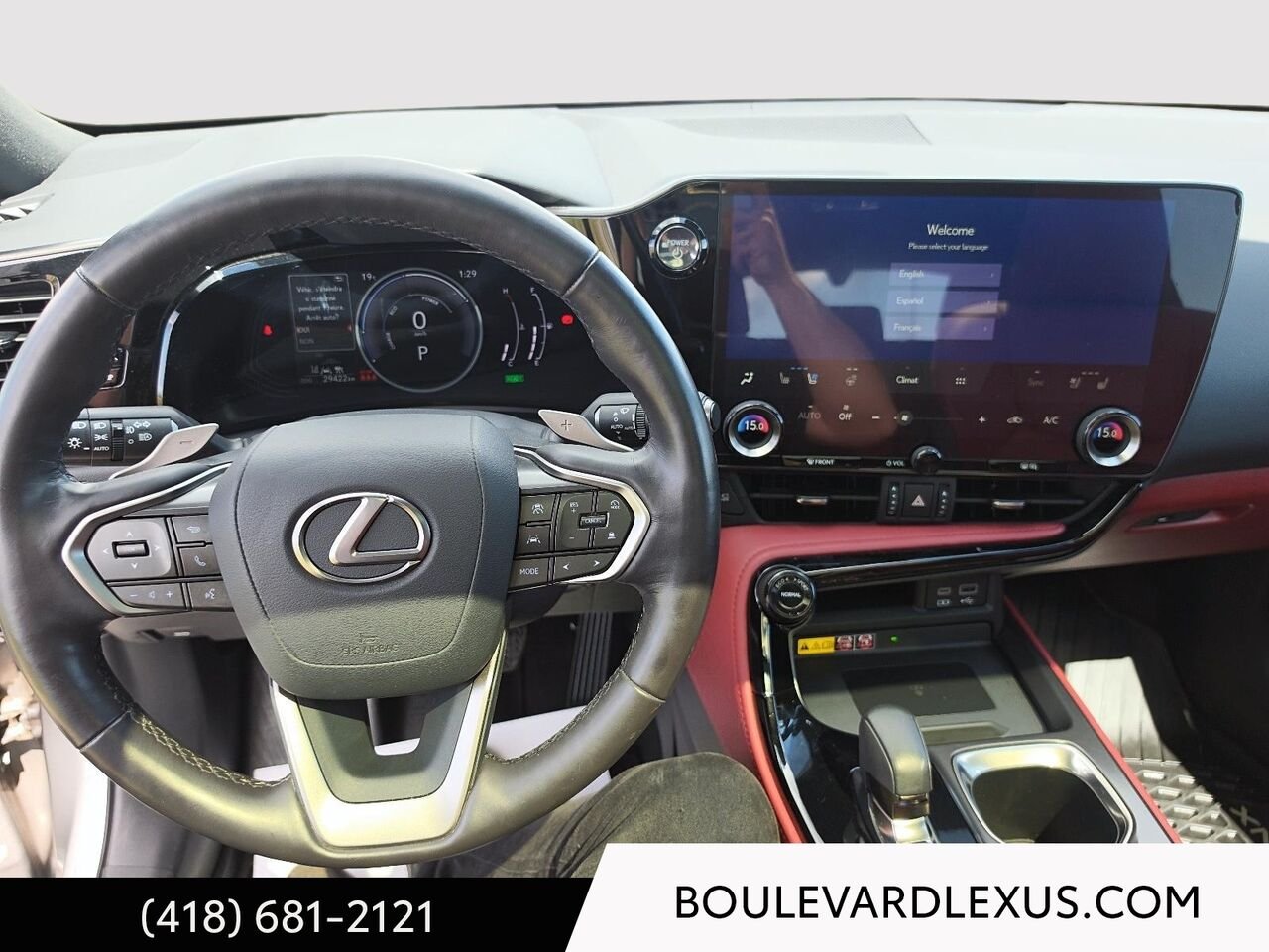 Lexus NX 19896A | NX 350h TI 2024 Argent Québec - photo #13