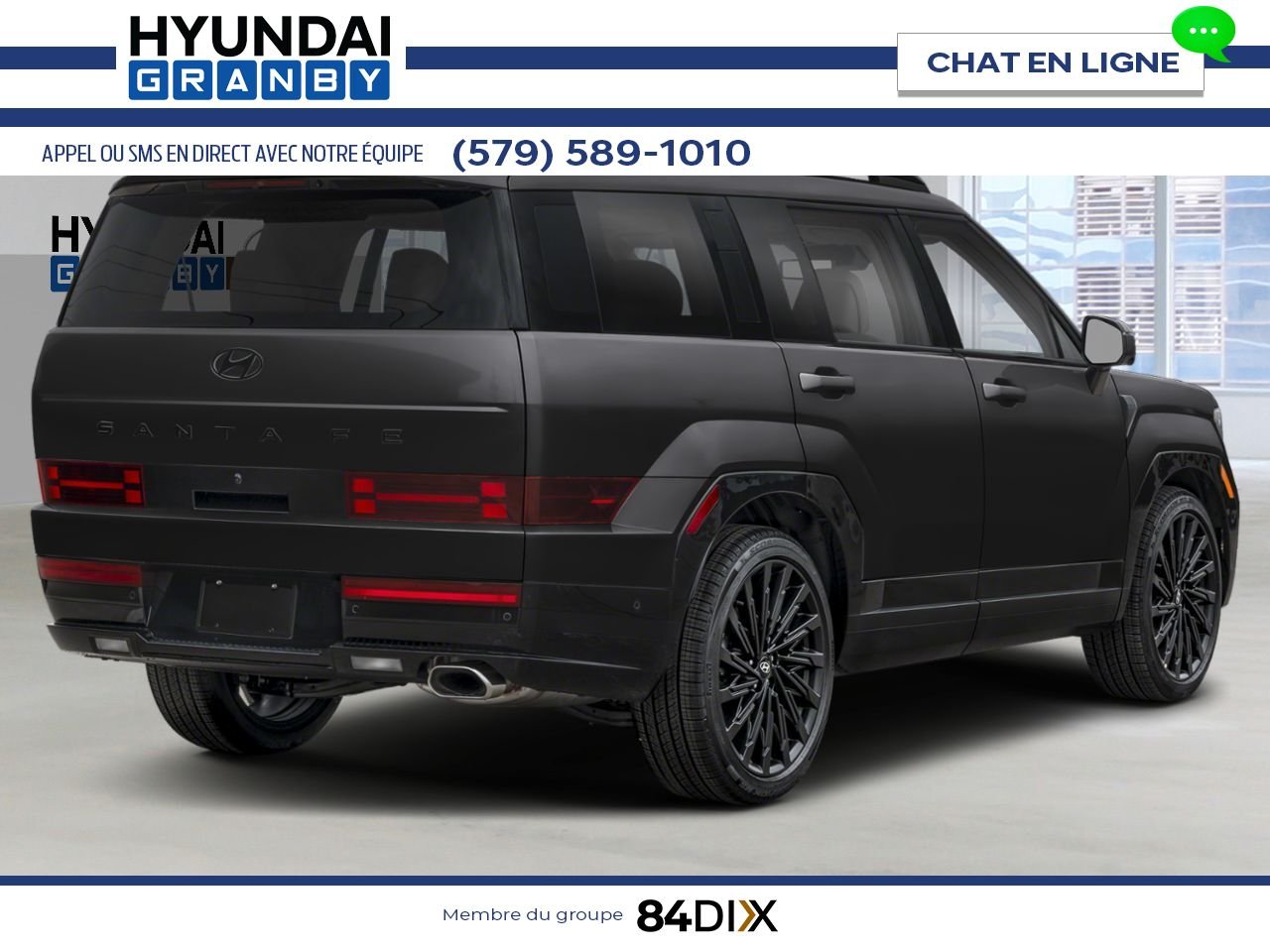 HYUNDAI Santa Fe 2025 Noir de l'aube Granby - photo #2