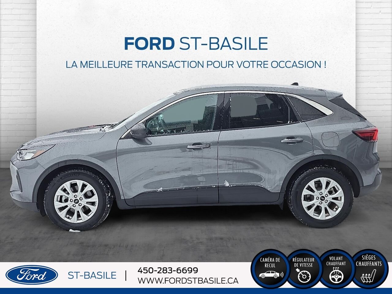 Ford Escape 2023 Gris Saint-Basile-le-Grand - photo #2