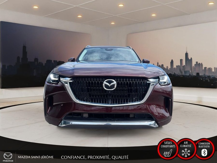 Mazda CX-90 hybride léger Signature | TOIT OUVRANT | CAMÉRA 360 | 2025 Rouge