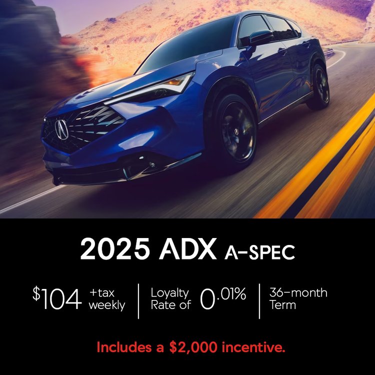 2025 Acura ADX February Offer
