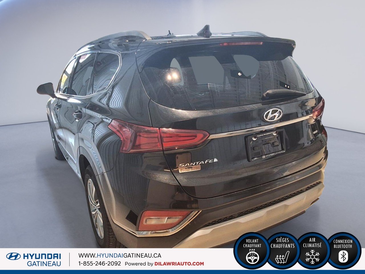 2019 HYUNDAI SANTA FE S *** AWD *** Sieges chauffants *** camera de recul *** Black Ottawa & Gatineau - photo #3