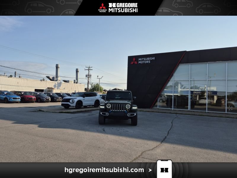 Jeep Wrangler MH4476 | Unlimited Sahara 4xe Hybride * Mags * Carplay 2022 Noir Laval - photo #2