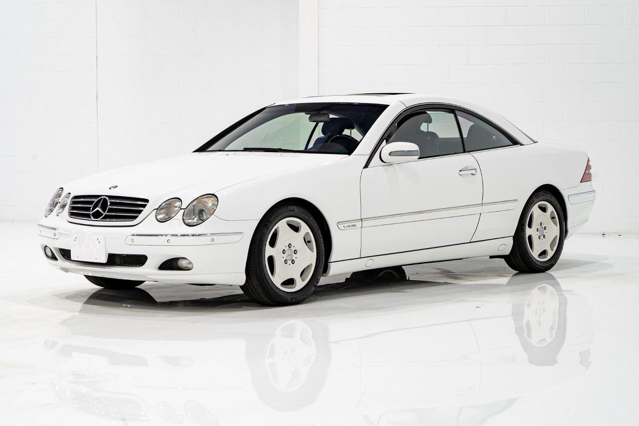 2001 Mercedes-Benz CL600 V12 over $120,000 original MSRP White Montreal - photo #0