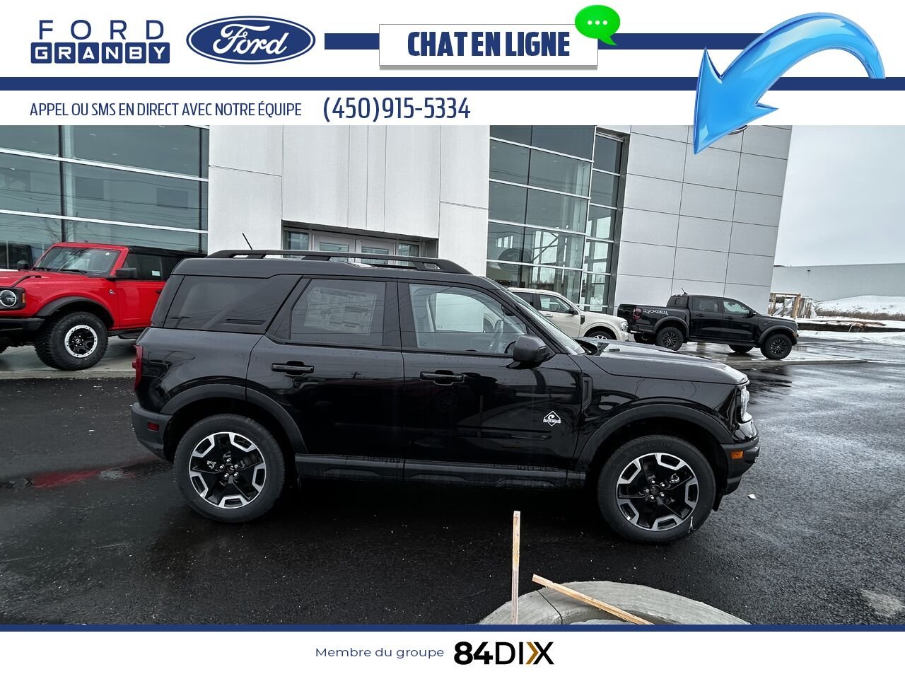 Ford BRONCO SPORT 2024 Noir Granby - photo #1