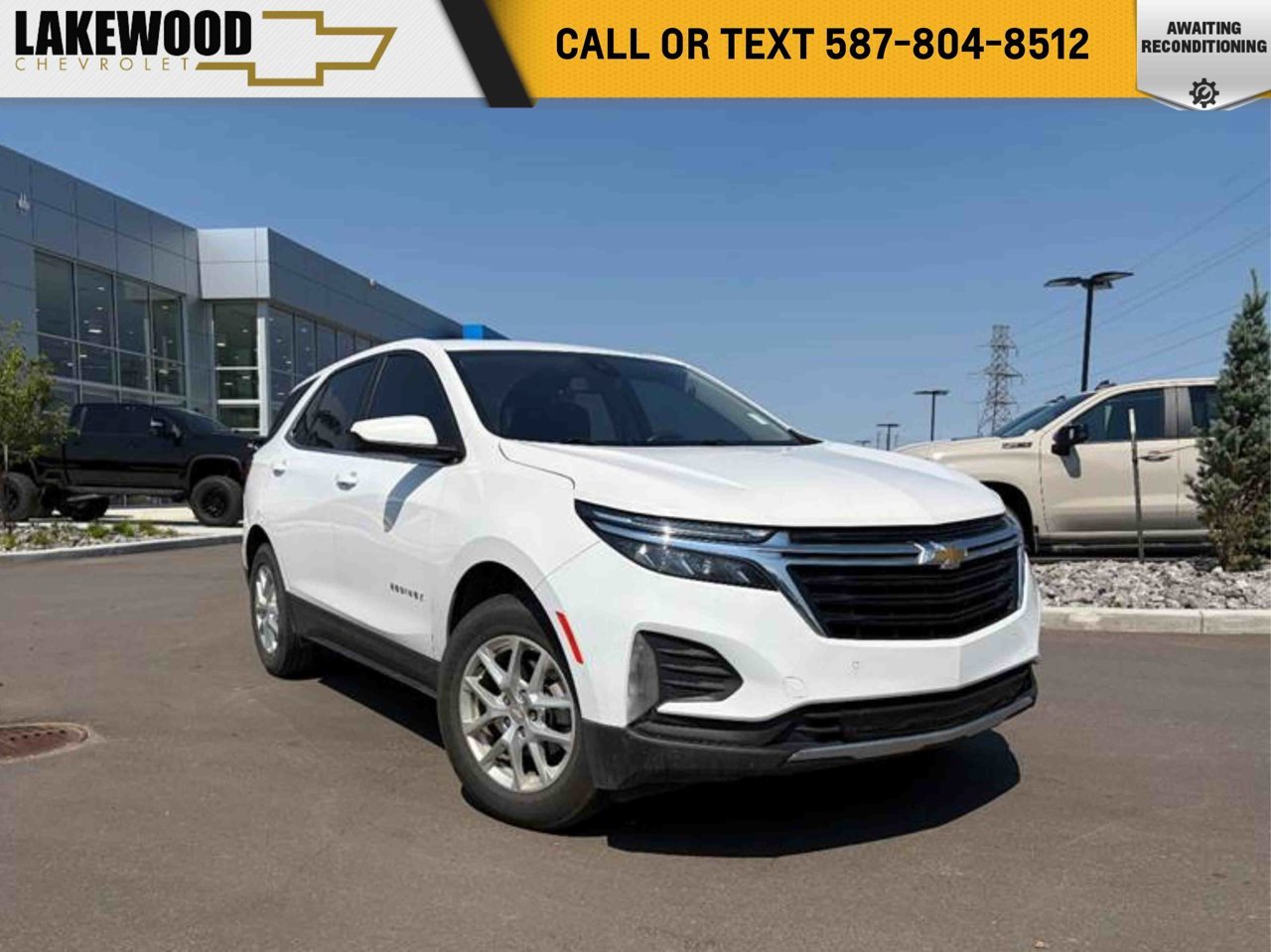 2022 Chevrolet Equinox AWD 4dr LT w/1LT White Sherwood Park - photo #0