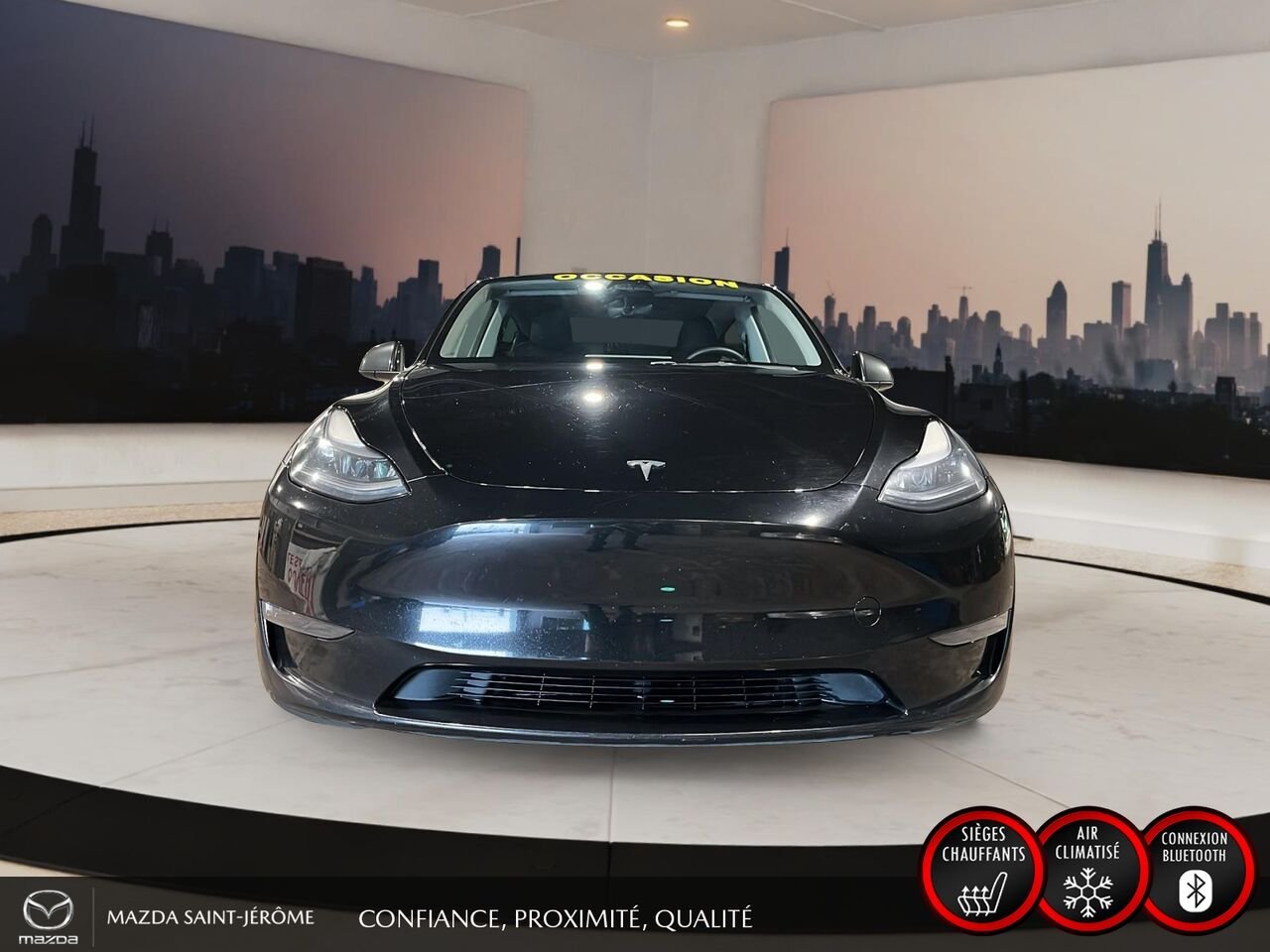 2023 Tesla Model Y MOON ROOF | LEATHER | Black Saint-Jérôme - photo #2