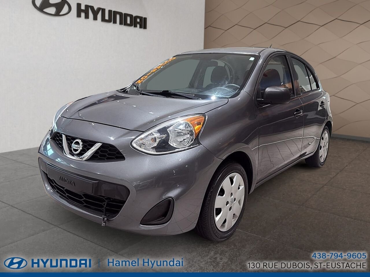 Nissan Micra 2017 Gris Saint-Eustache - photo #4