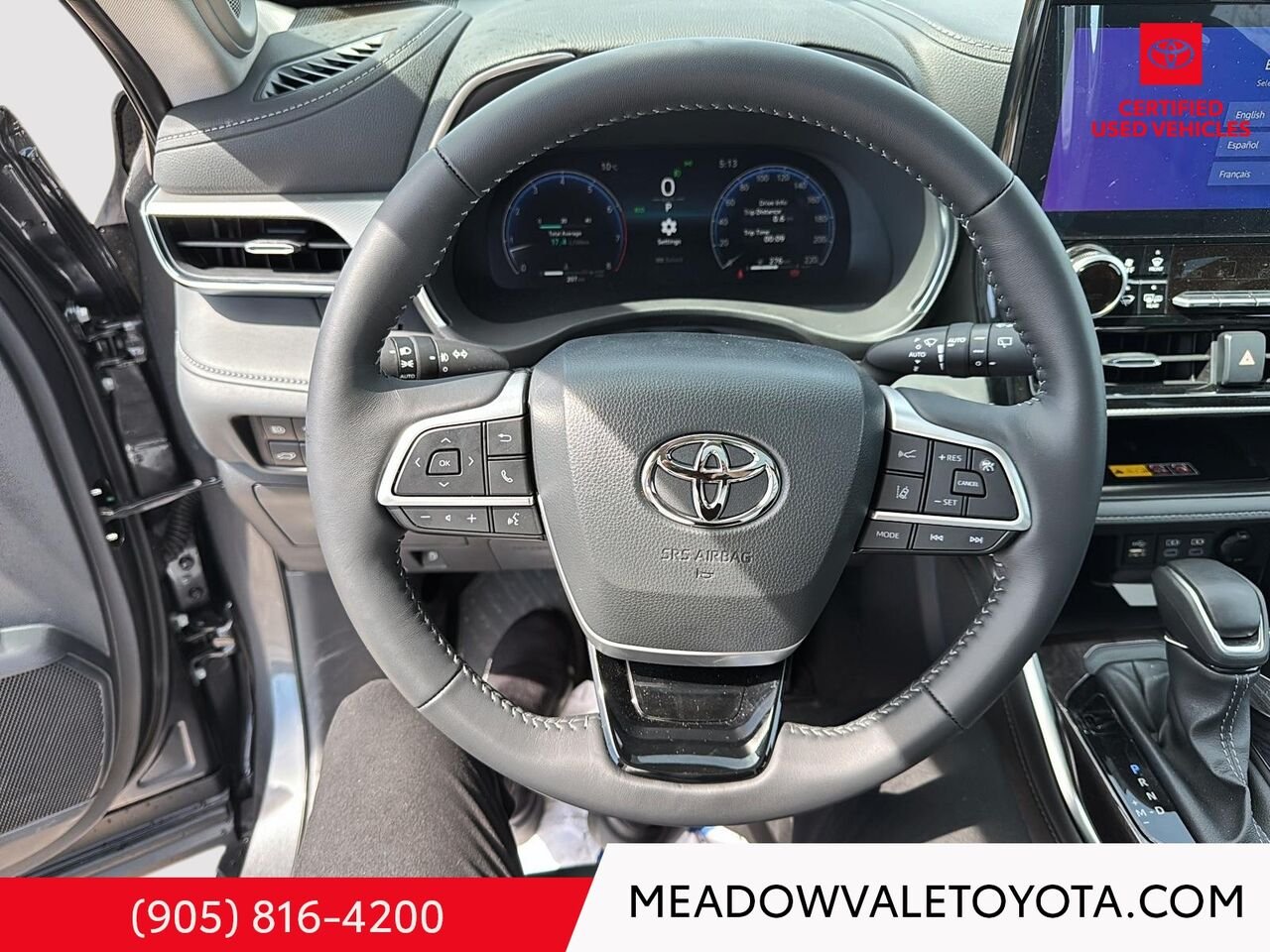 2025 Toyota HIGHLANDER Heads up Display, 20" Alloy Wheels+2nd row Captain’s Chairs+ Heated 2nd Row Seats + Panoramic View Monitor Magnetic Grey Metallic Mississauga - photo #12