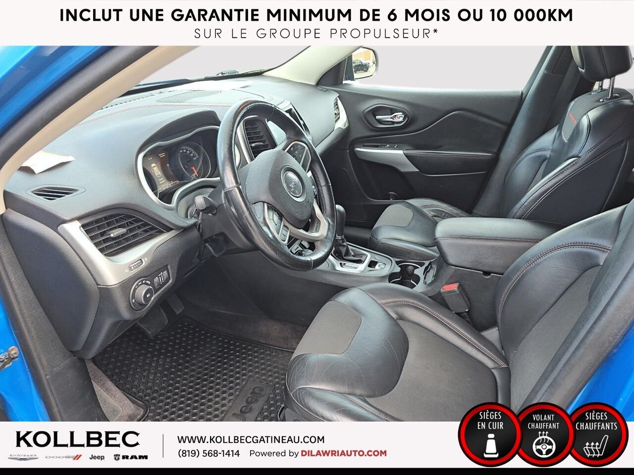 2018 JEEP CHEROKEE 24121 | Trailhawk 4x4 Blue Gatineau - photo #23