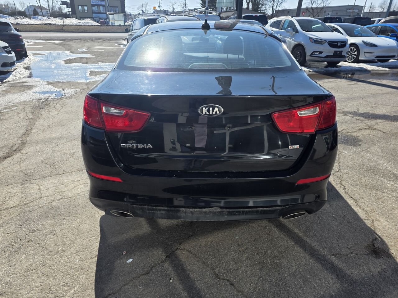 2015 Kia Optima Black  - photo #3