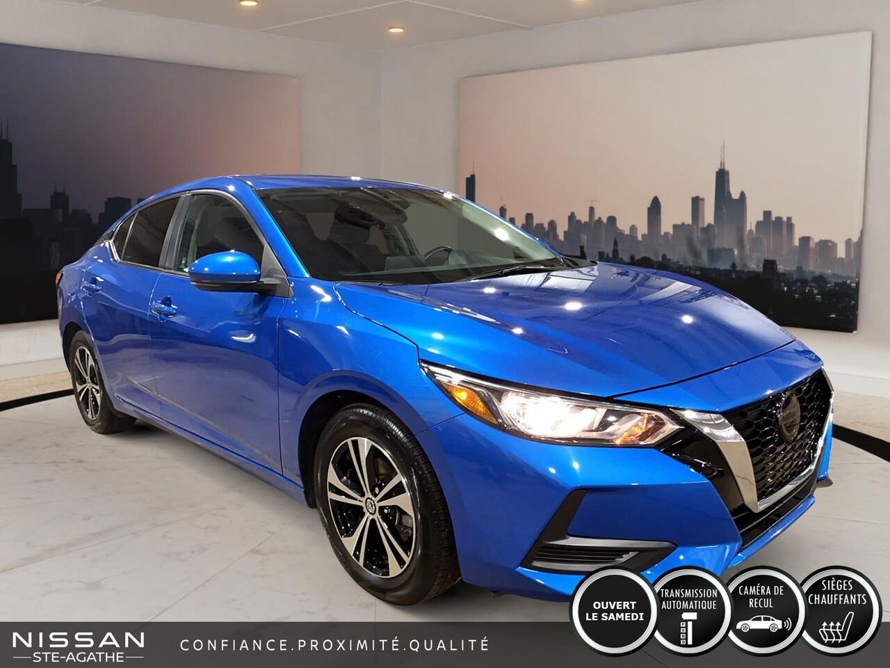 2023 Nissan Sentra Blue Sainte-Agathe-des-Monts - photo #2