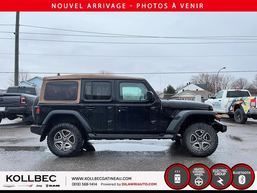 JEEP WRANGLER UNLIMITED *** BAS KILOMÉTRAGE *** 2020 Noir