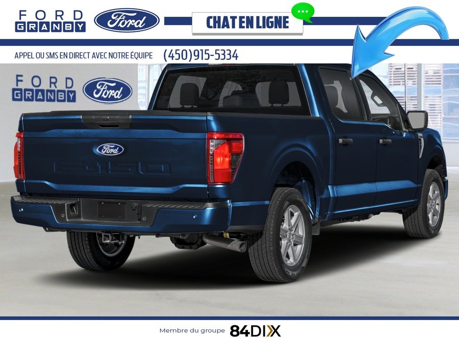 Ford F-150 XLT cabine SuperCrew 4RM caisse de 5,5 pi 2026 Bleu antimatière métallisé