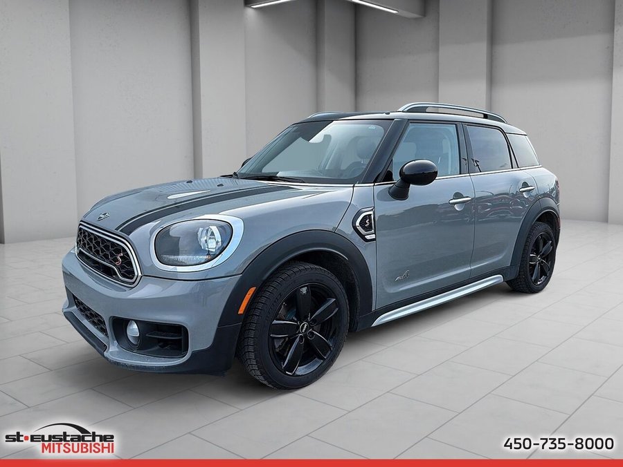 MINI Countryman Cooper S ALL4-TOIT PANO-CUIR-SIÈGES CHAUFFANTS-BLUETOOTH 2019 Gris