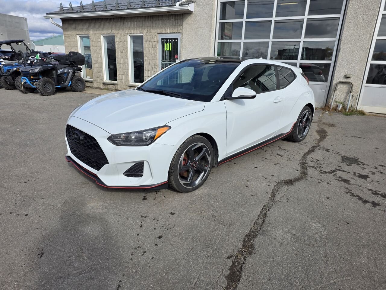 Hyundai Veloster 2019 Blanc Longueuil, - photo #1