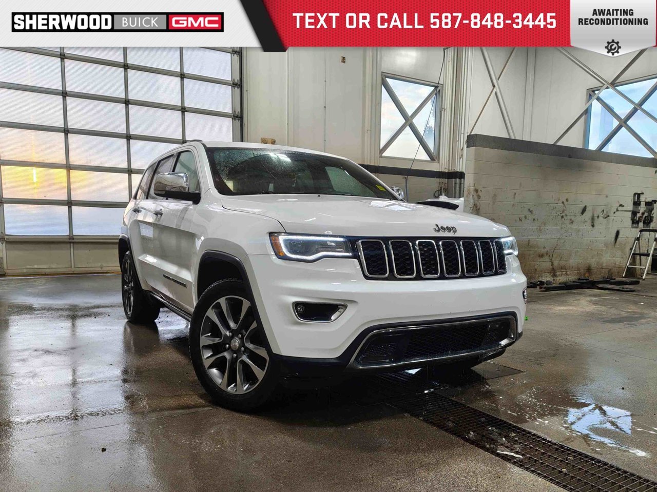 2018 Jeep Grand Cherokee Limited 4x4 White Sherwood Park - photo #0