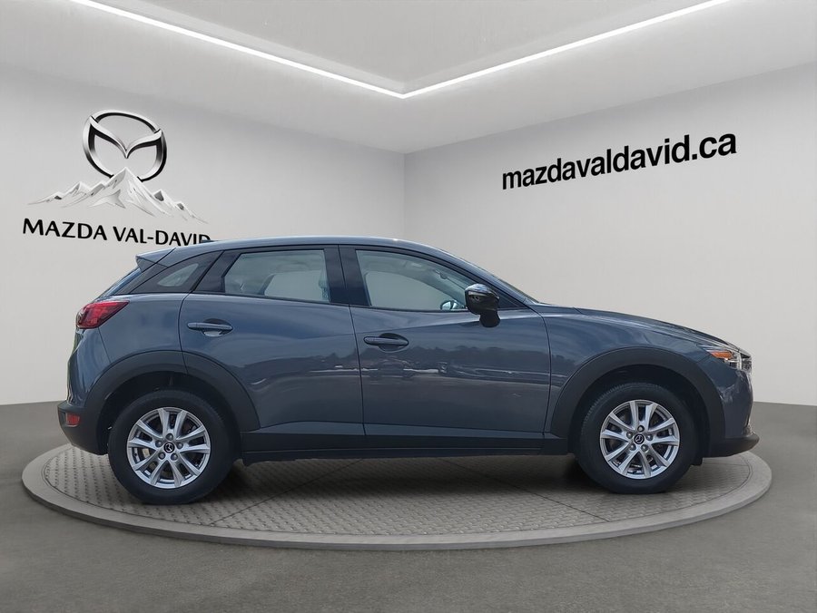 Mazda CX-3 GS AWD, Volant chauffant, Sièges en cuir, Bluetooth 2021 Bleu