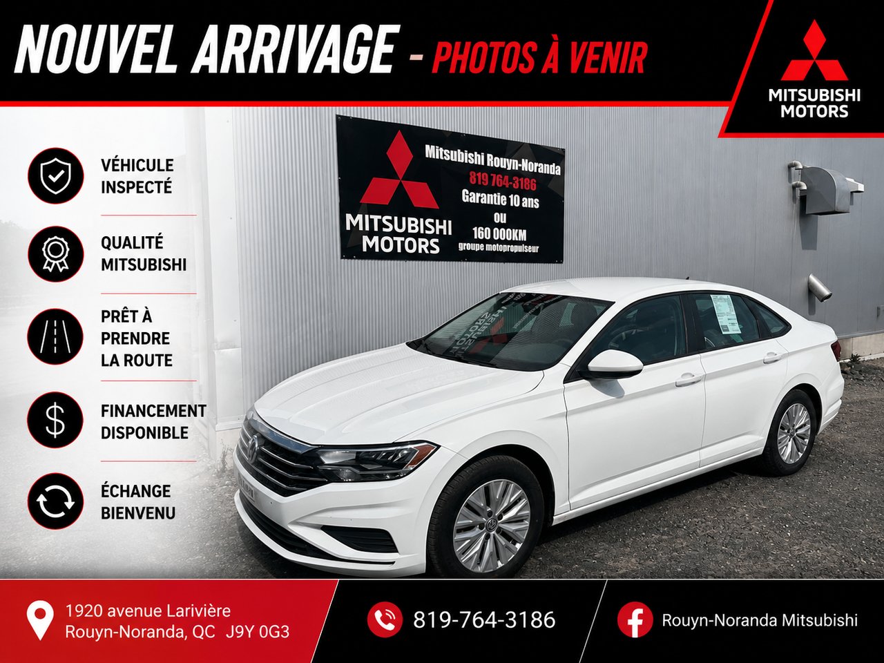 Volkswagen Jetta B03045 2019 Blanc Amos - photo #0