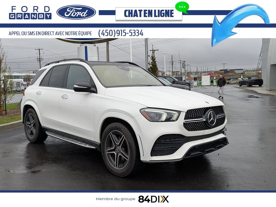 Mercedes-Benz GLE 450 4MATIC, CUIR, TOIT GLE 450 4MATIC, CUIR, TOIT 2022 Blanc