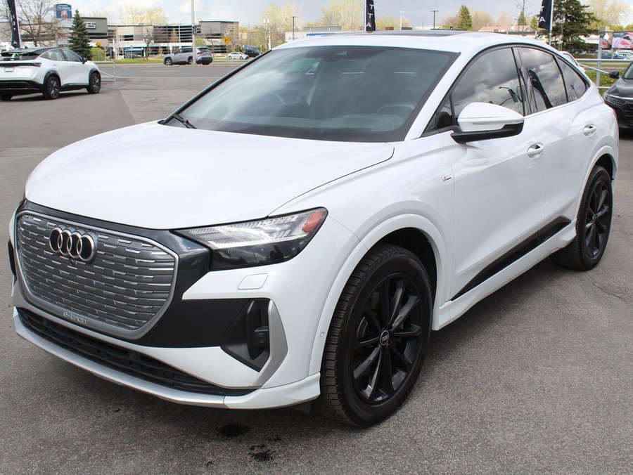 Audi Q4 e-tron Sportback 2023 2023 Blanc