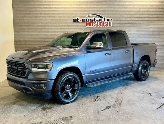 Ram 1500 SPORT**4X4**CREW CAB**V8 5.7L**ECRAN 12PO**5'7 BOX 2022 Gris