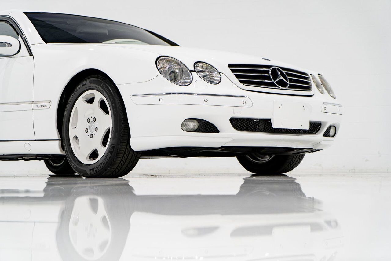 2001 Mercedes-Benz CL600 V12 over $120,000 original MSRP White Montreal - photo #43