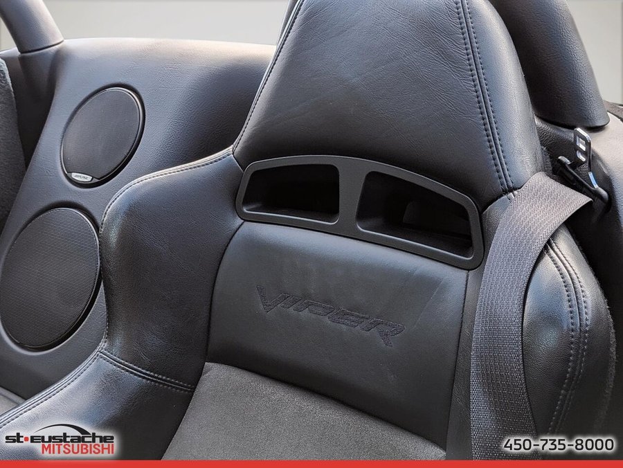 2005 Dodge Viper 2dr Convertible SRT10-MANUELLE Black