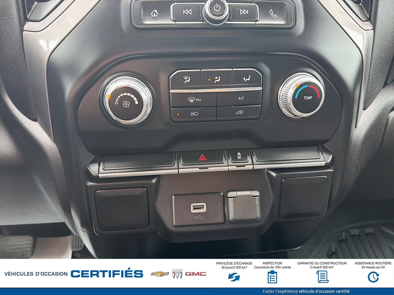 GMC SIERRA 1500 cabine double 4RM 147 po 2019 Argent Montmagny - photo #13