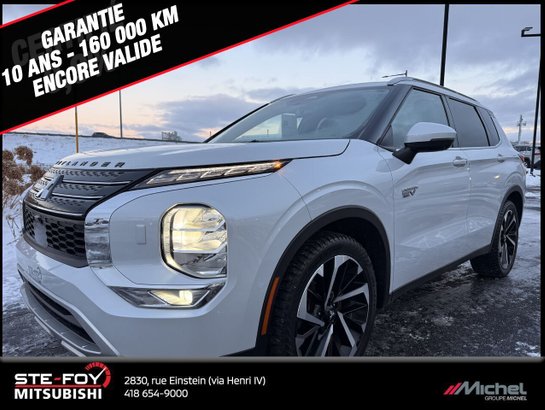 Mitsubishi Outlander PHEV SEL AWD, TOIT PANORAMQIUE, VOLANT CHAUFFANT 2023 Blanc