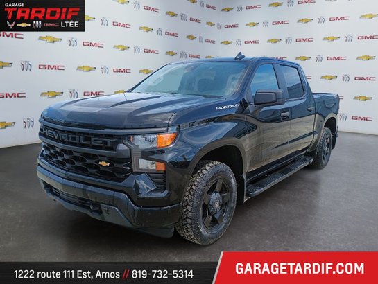 CHEVROLET 1500 4RM, CAISSE COURTE, CAB. MULTIPLAC WT cabine multiplace 4RM 147 po 2024 Noir