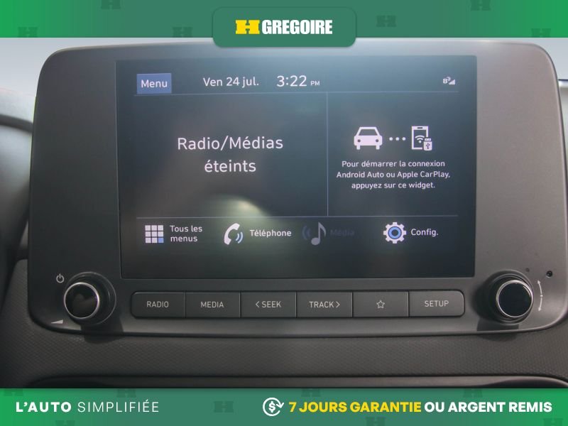 Hyundai Kona 821997 | Preferred AWD AUTO A/C MAGS CAM RECUL BLUETOOTH 2022 Noir Laval - photo #17