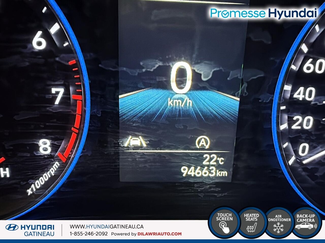 Hyundai Kona 2.0L Essential *** awd , sieges chauffant , certifier *** 2022 Noir Ottawa & Gatineau - photo #12