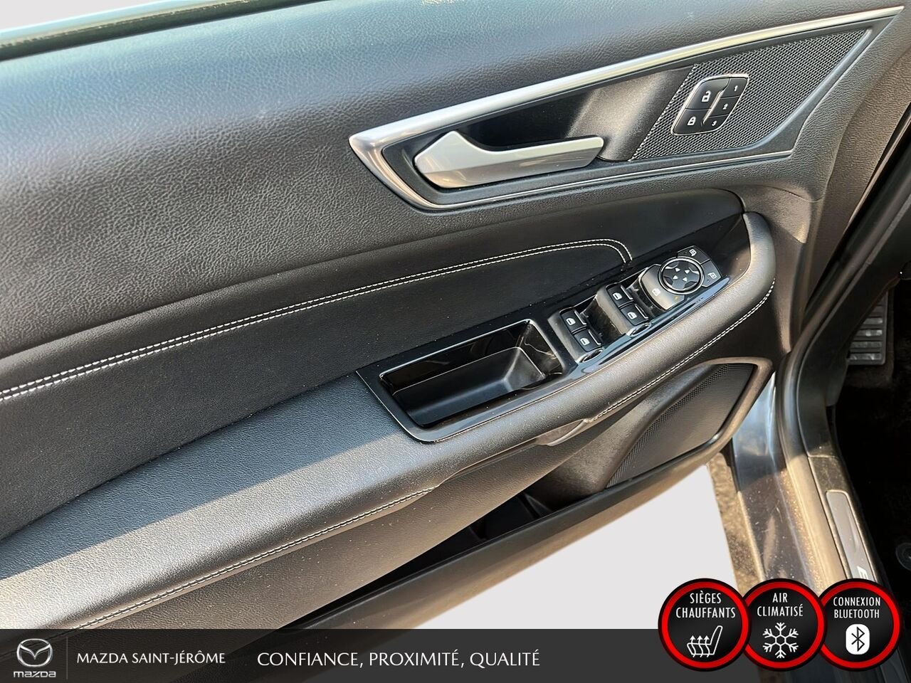 2018 Ford Edge Titanium | TOIT PANORAMIQUE | CUIR | AWD | Grey Saint-Jérôme - photo #12