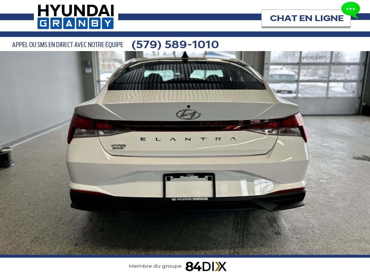 Hyundai Elantra 2023 Blanc Granby - photo #5