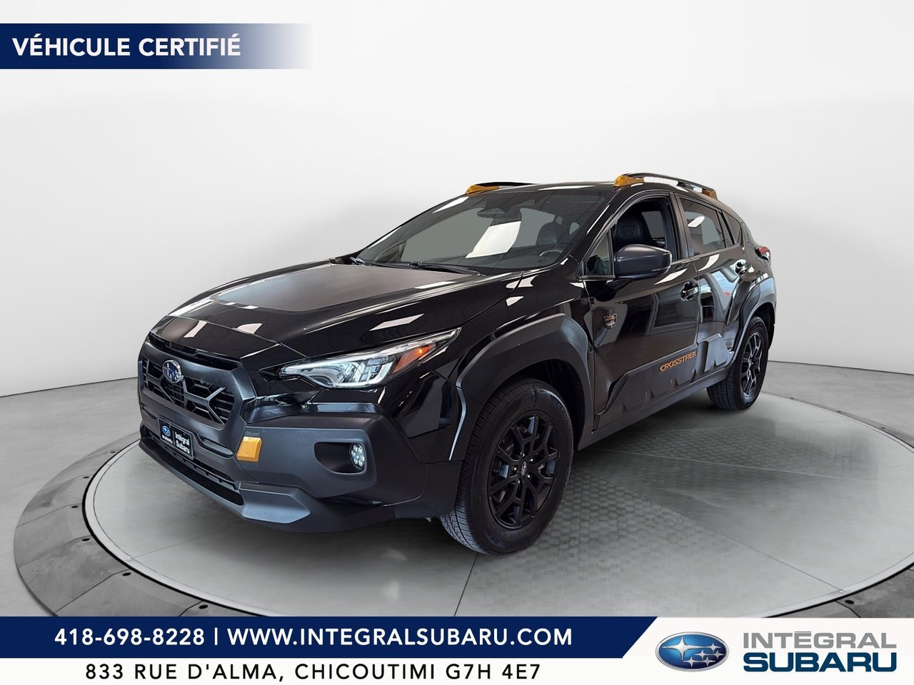 Subaru Crosstrek NIV 4S4GUHU62R3734372 2024 Noir Chicoutimi - photo #0