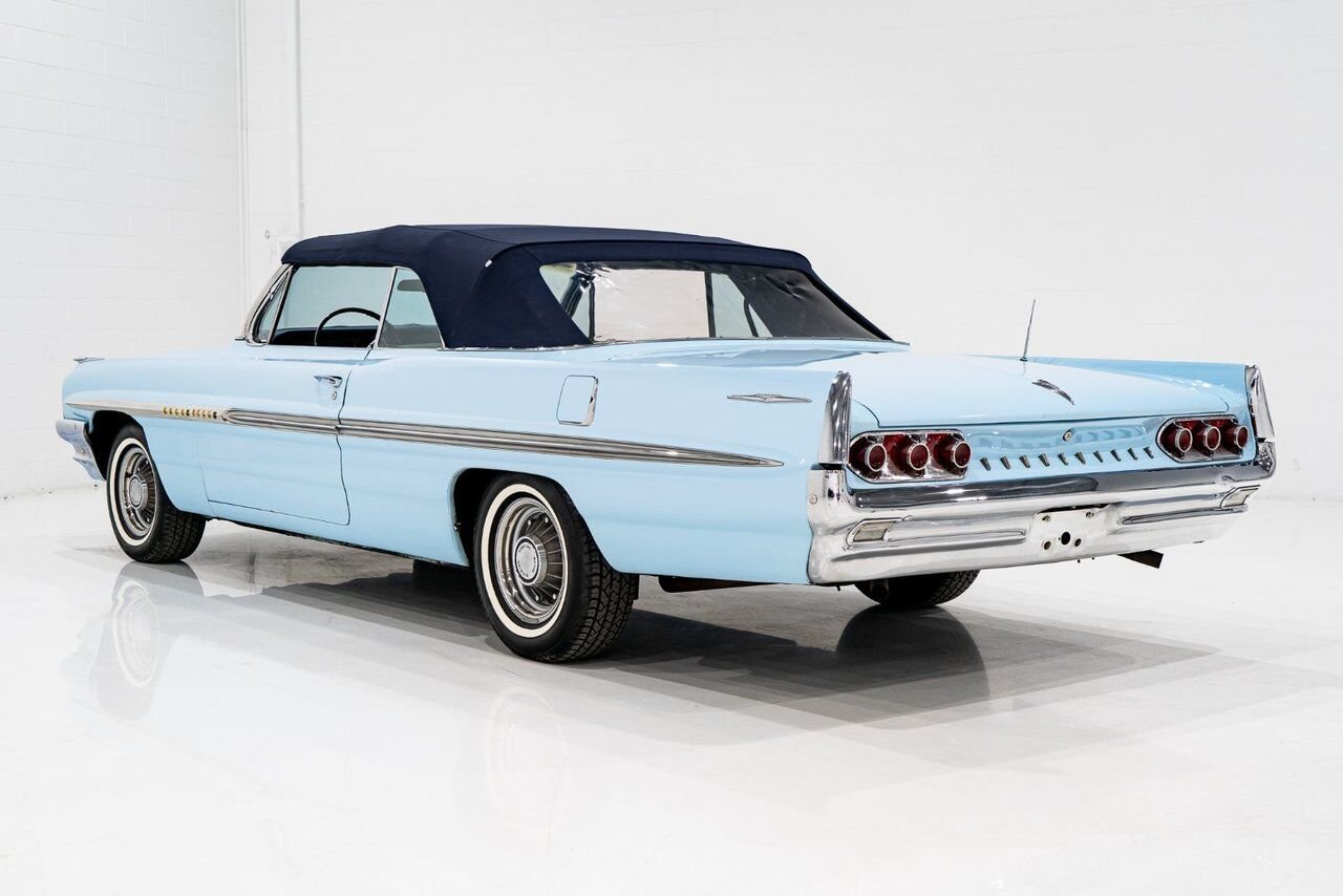 1961 Pontiac Bonneville **PRIX EN USD**C8 Suffix 389cu.in. TriPower 4 Speed Blue Montreal - photo #54