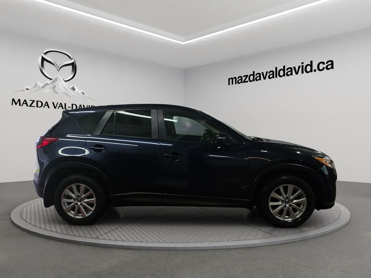 2016 Mazda CX-5 Traction intégrale, 4 portes, boîte automatique, GS, Toit ouvrant, commande audio au volant, Blue Val-David - photo #3