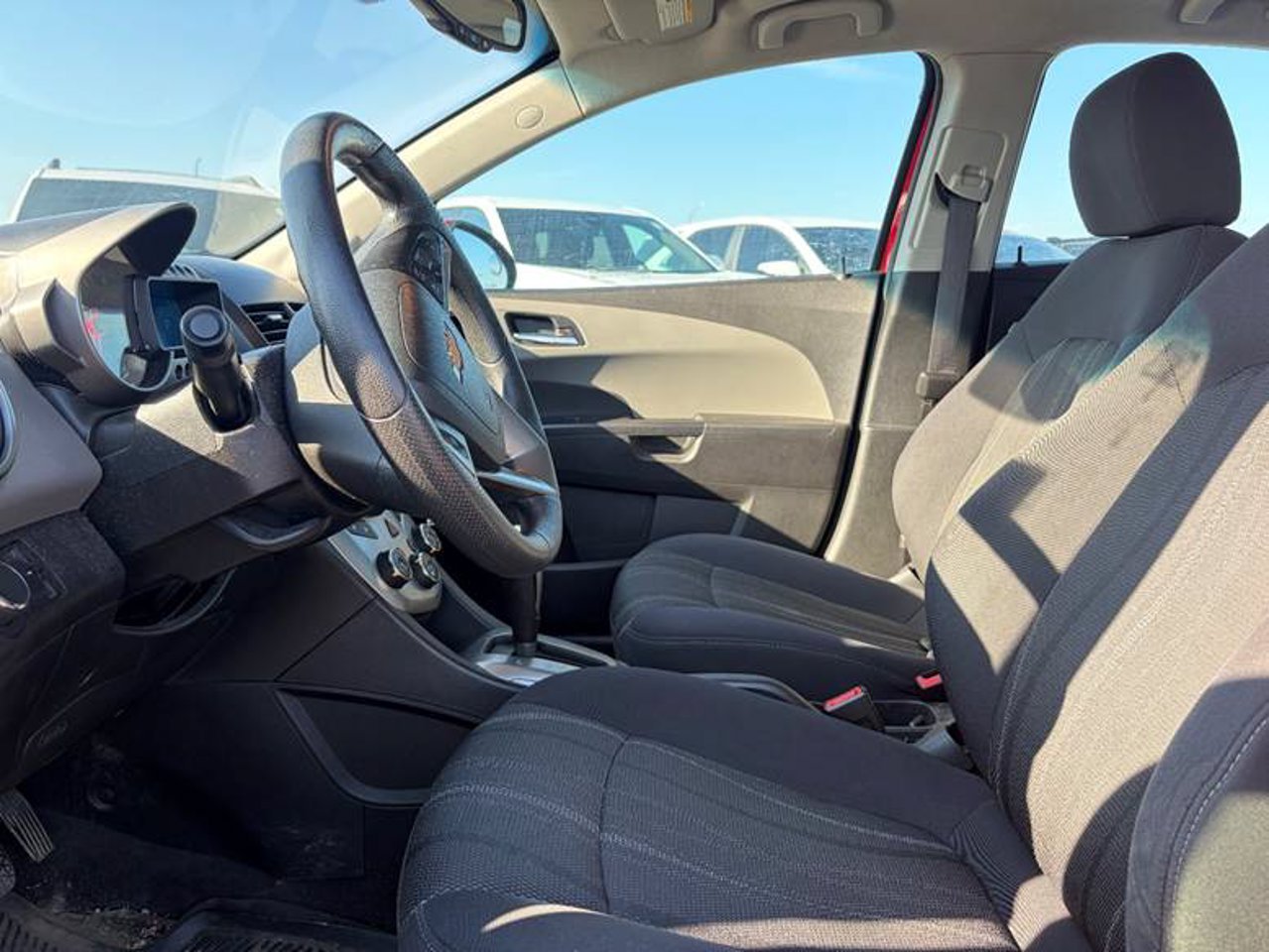 2014 Chevrolet Sonic 4dr Sdn LT Auto Red Sherwood Park - photo #5