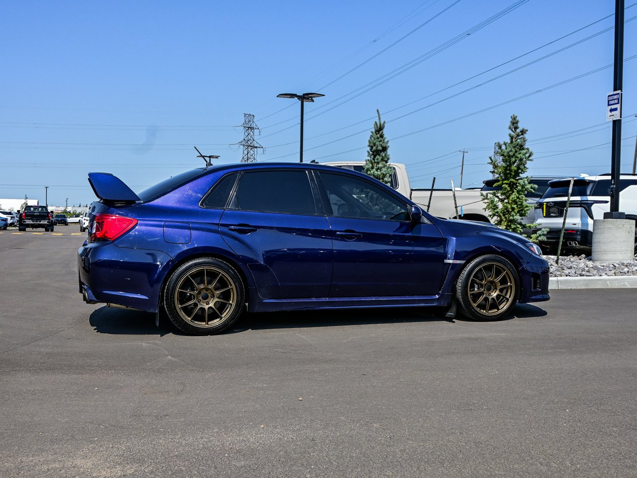 2011 Subaru Impreza 4dr Sdn WRX STI Blue Sherwood Park - photo #14