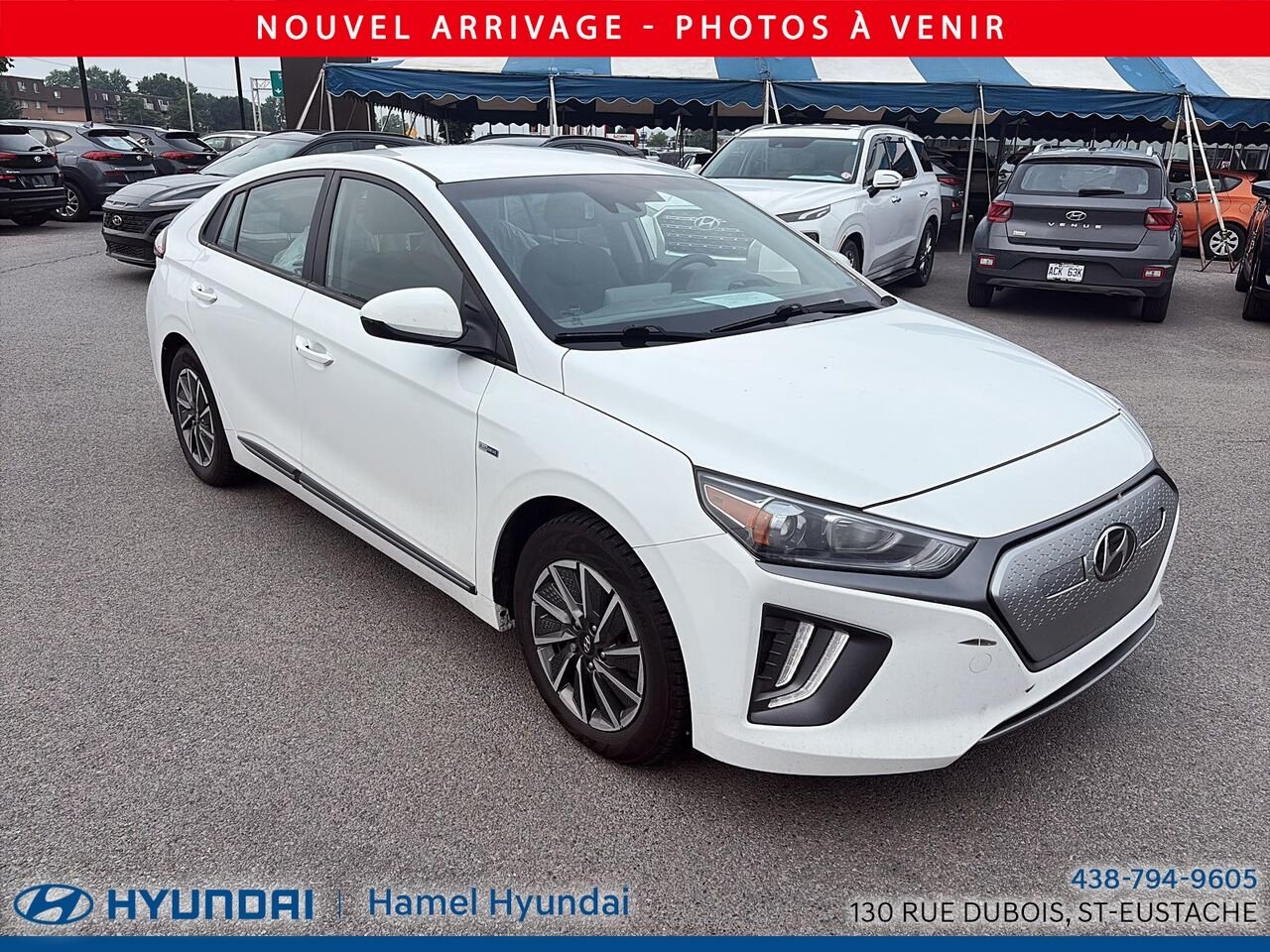2020 Hyundai Ioniq Electric White Saint-Eustache - photo #1