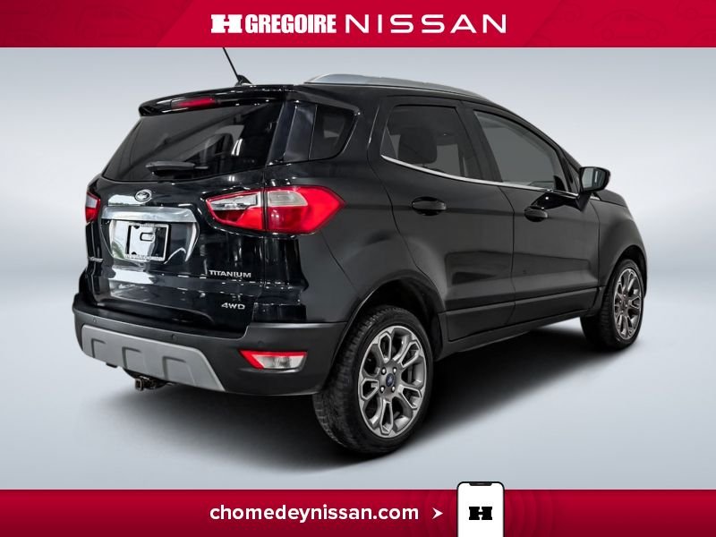 Ford EcoSport CL6893 | Titanium * 4WD * Cuir * Toit * Caméra 2018 Noir Laval - photo #8