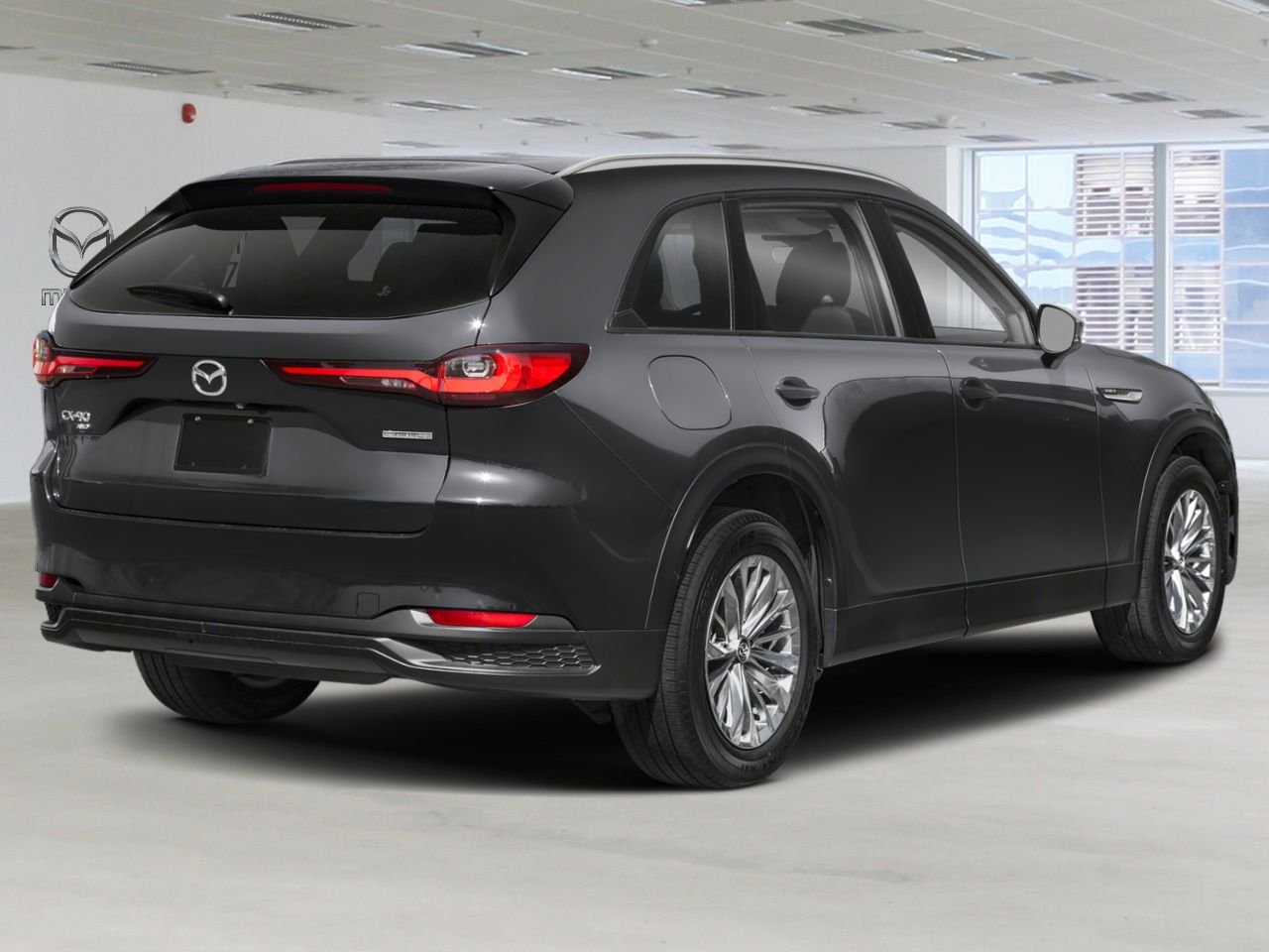 Mazda CX-90 hybride rechargeable GS-L TI 2026 Gris mécanique métallisé Laval - photo #2