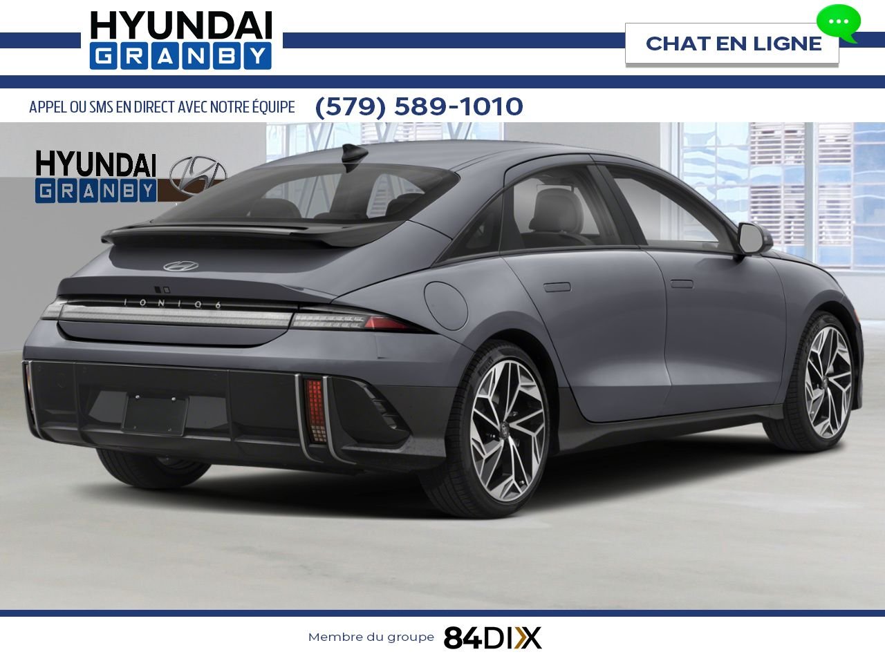 HYUNDAI IONIQ 6 2025 Gris nocturne Granby - photo #1