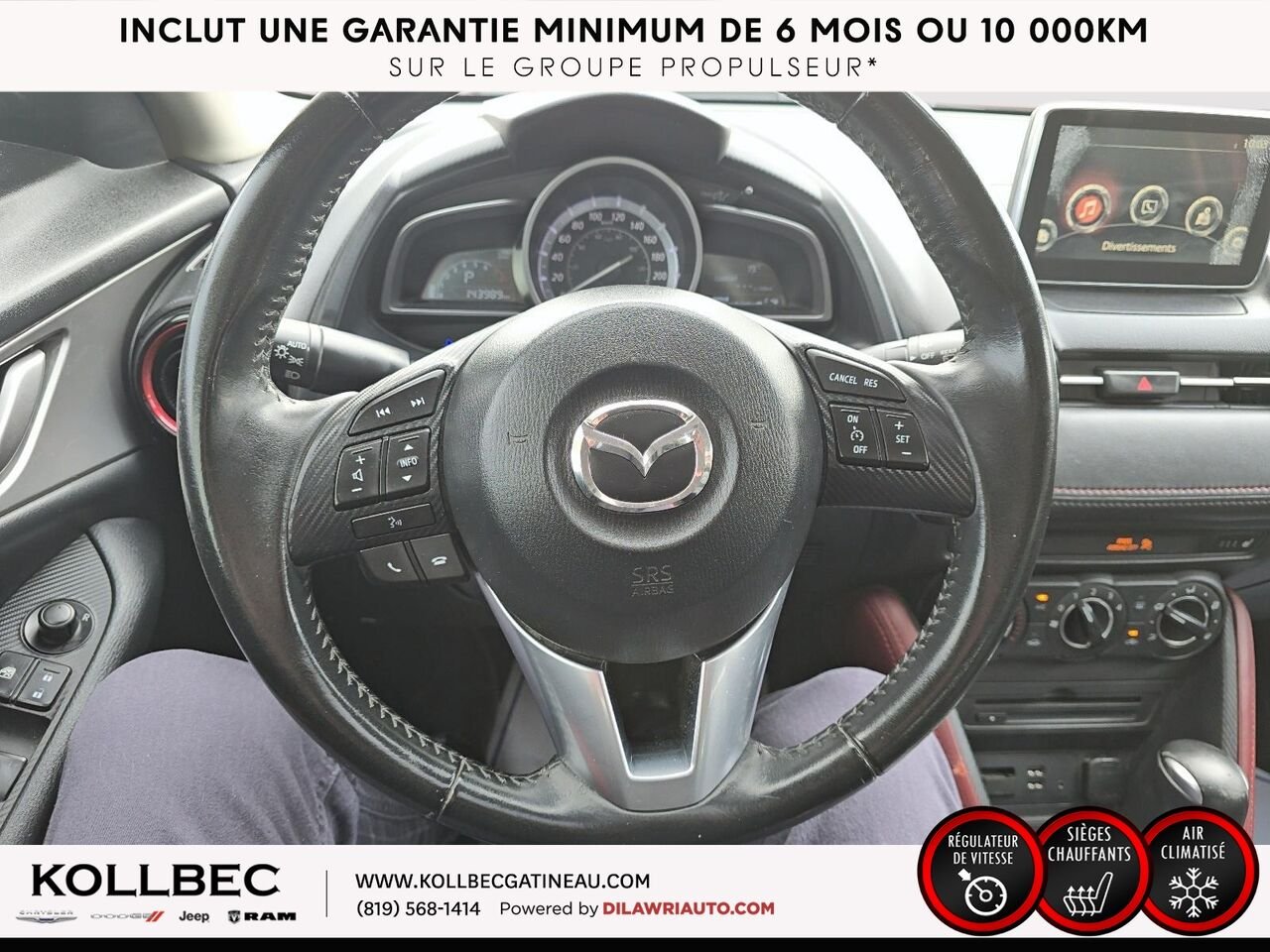 2016 MAZDA CX-3 GS FWD Red Ottawa & Gatineau - photo #8