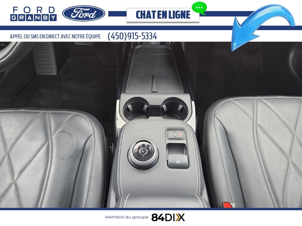 Ford Mustang Mach-E 2022 Blanc Granby - photo #19