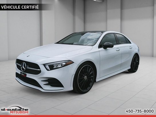 2020 Mercedes-Benz Classe A A 220 4MATIC-AMG PACK-CUIR-TOIT PANO-CAMÉRA DE RECUL-CARPLAY White
