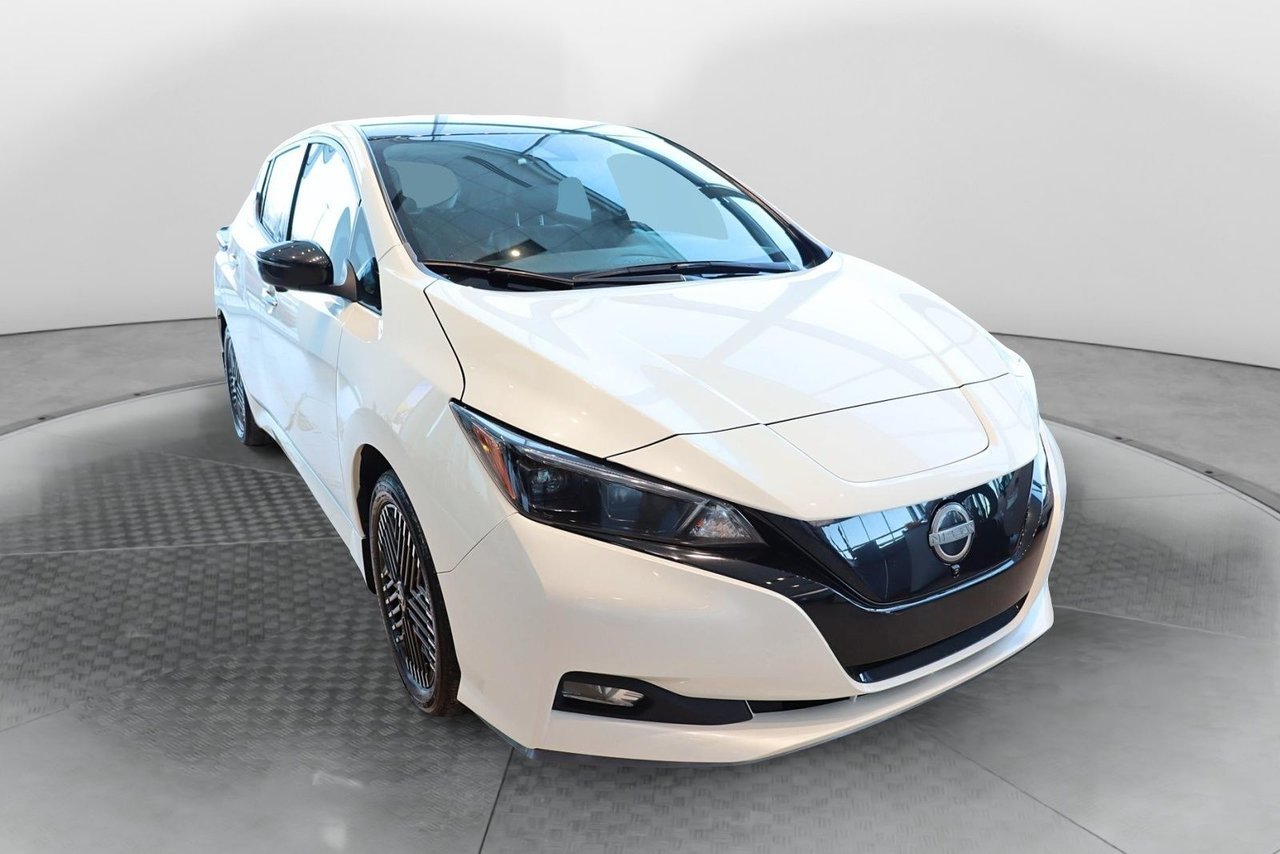 2023 Nissan LEAF VIN 1N4CZ1DV2PC554251 White Chicoutimi - photo #1