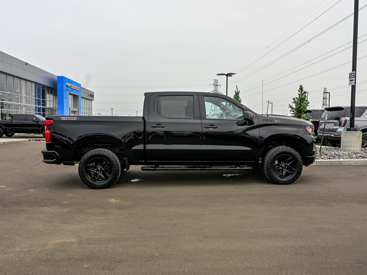 2025 Chevrolet Silverado 1500 4WD Crew Cab 147 Custom Trail Boss Black Sherwood Park - photo #14